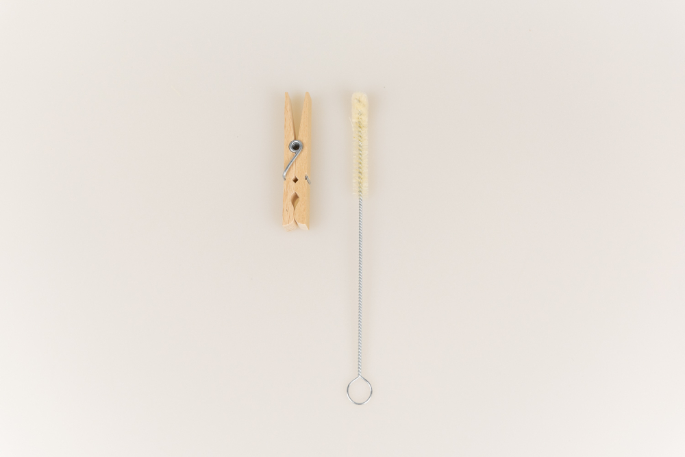 Preview: Flaschenbürste mit Baumwollkopf